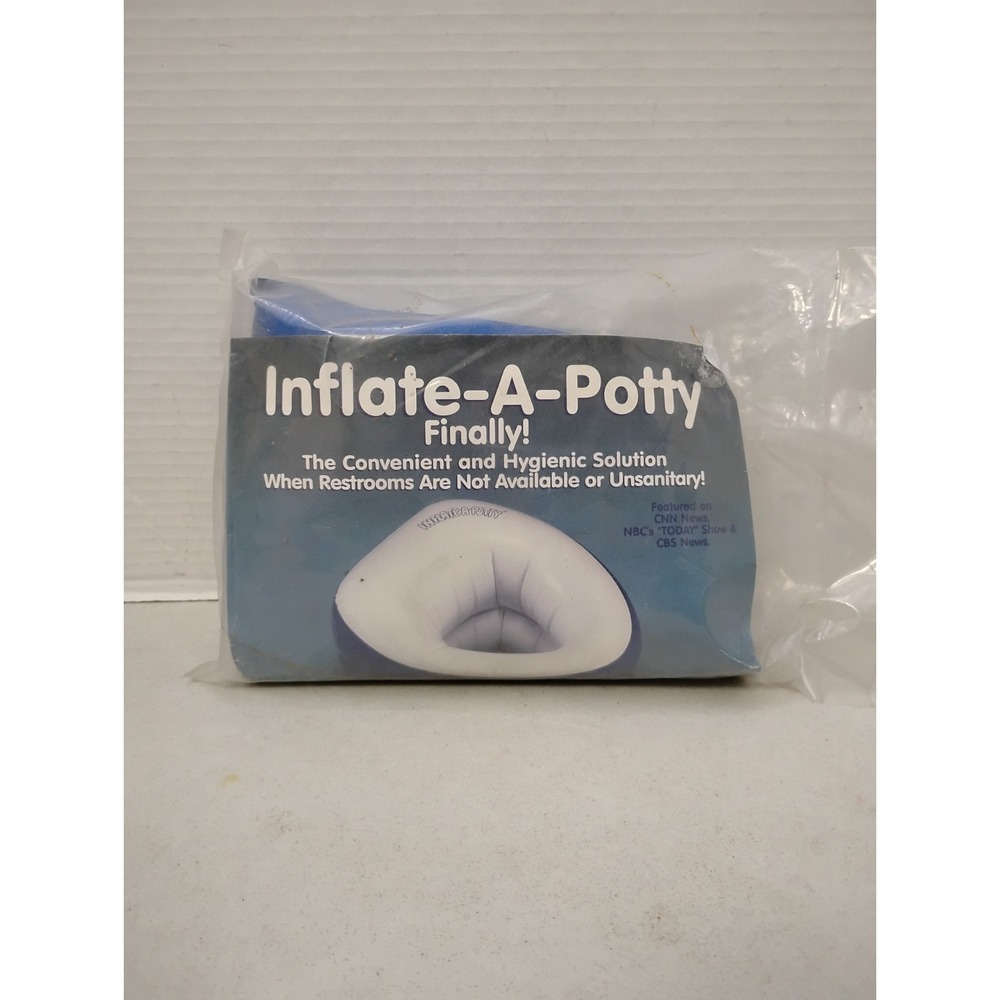 Soft Inflate-A-Potty, Camping Car Truck Auto Travel Emergencies - Adult Blow Up